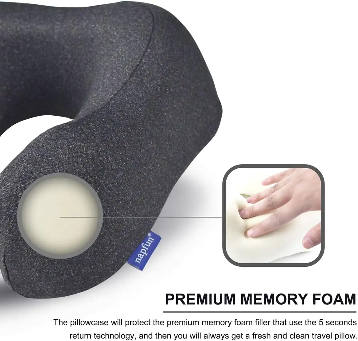 Napfun Travel Pillow, Travel Accessories and Travel Essentials - 61l3CS4 ufL._AC_SL1200_